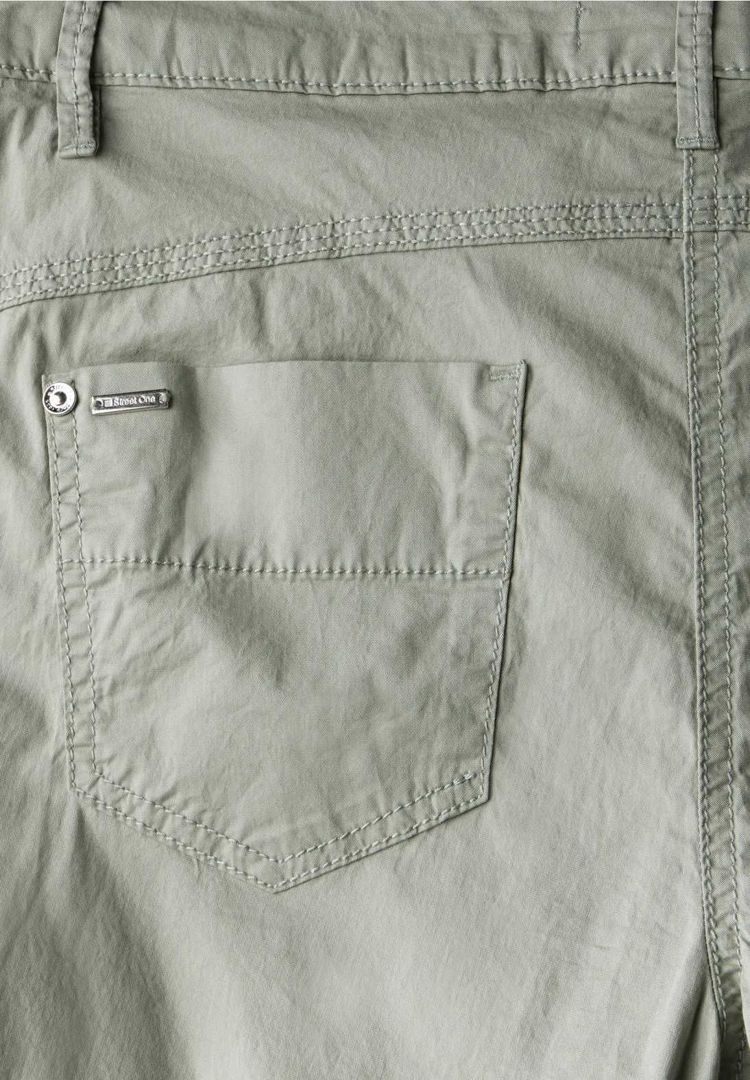 Street One 3/4 Satin Pants Yulius - Pastel Green