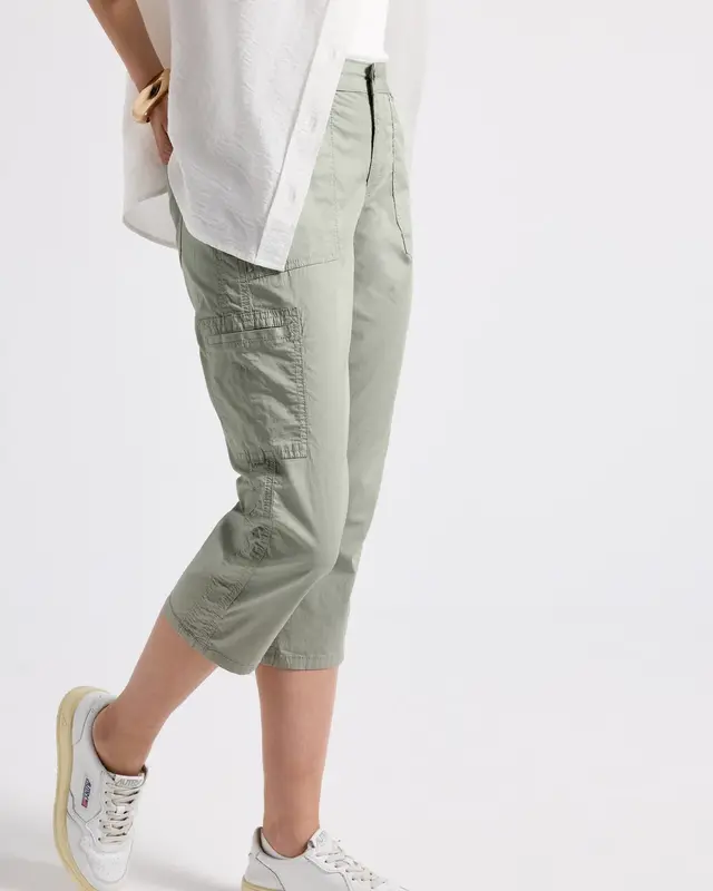 Street One 3/4 Satijnen Broek Yulius - Pastel Green