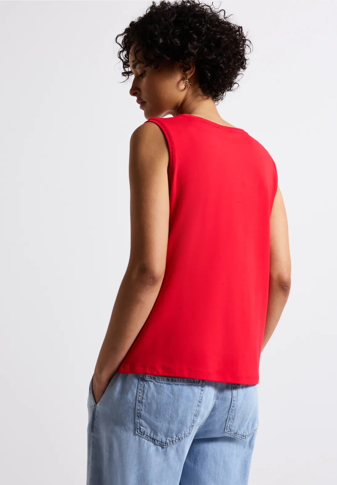 Street One Jersey Top - Glory Red