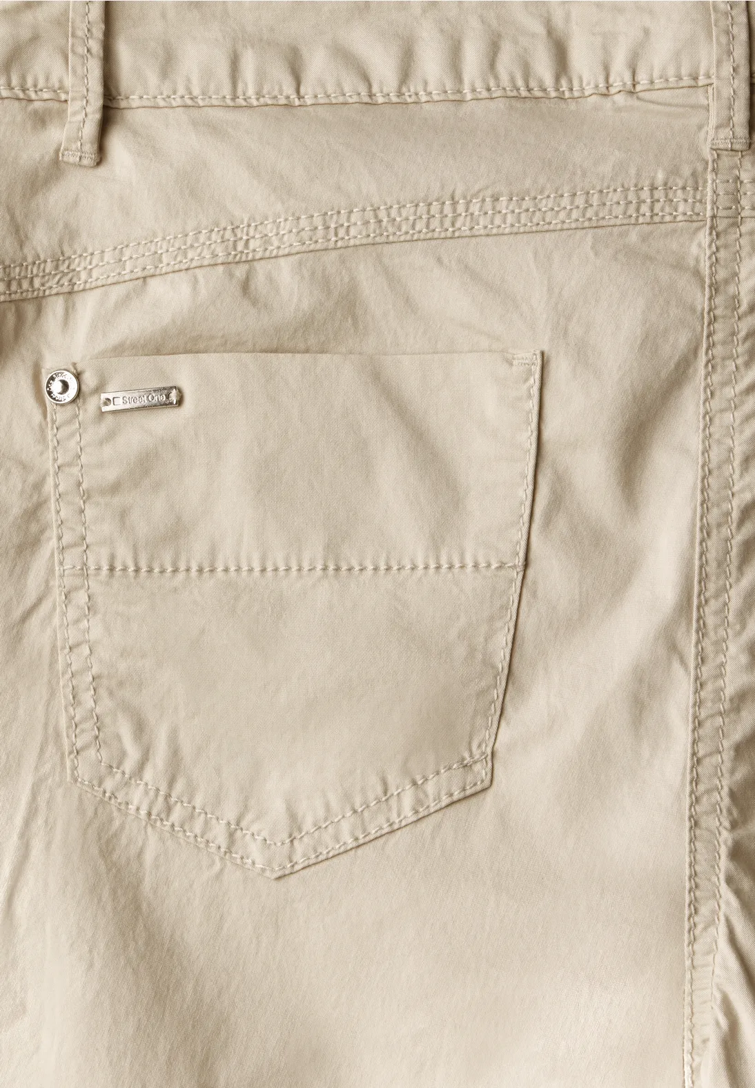 Street One 3/4 Satin Hose Yulius - Barley Beige