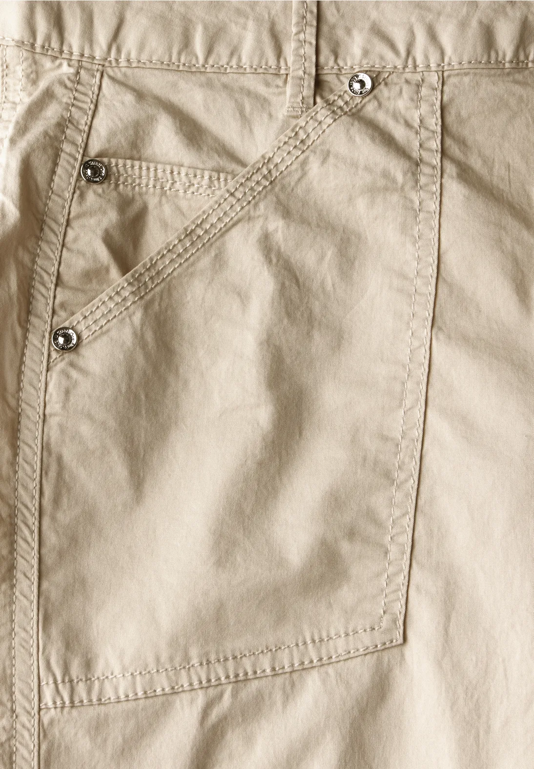 Street One 3/4 Satijnen Broek Yulius - Barley Beige