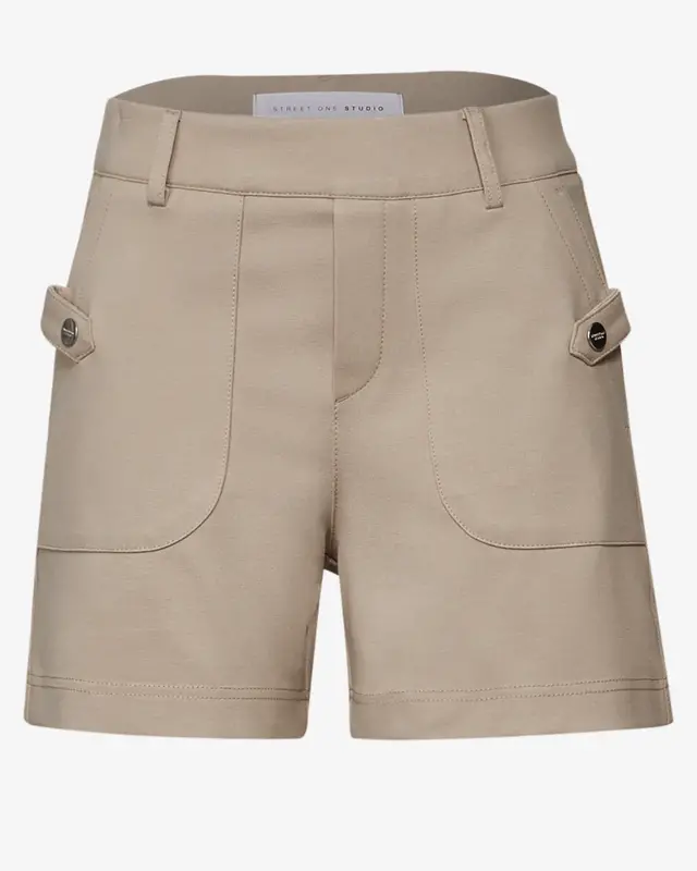 Street One Studio Loose Fit Short - Sandshell Beige