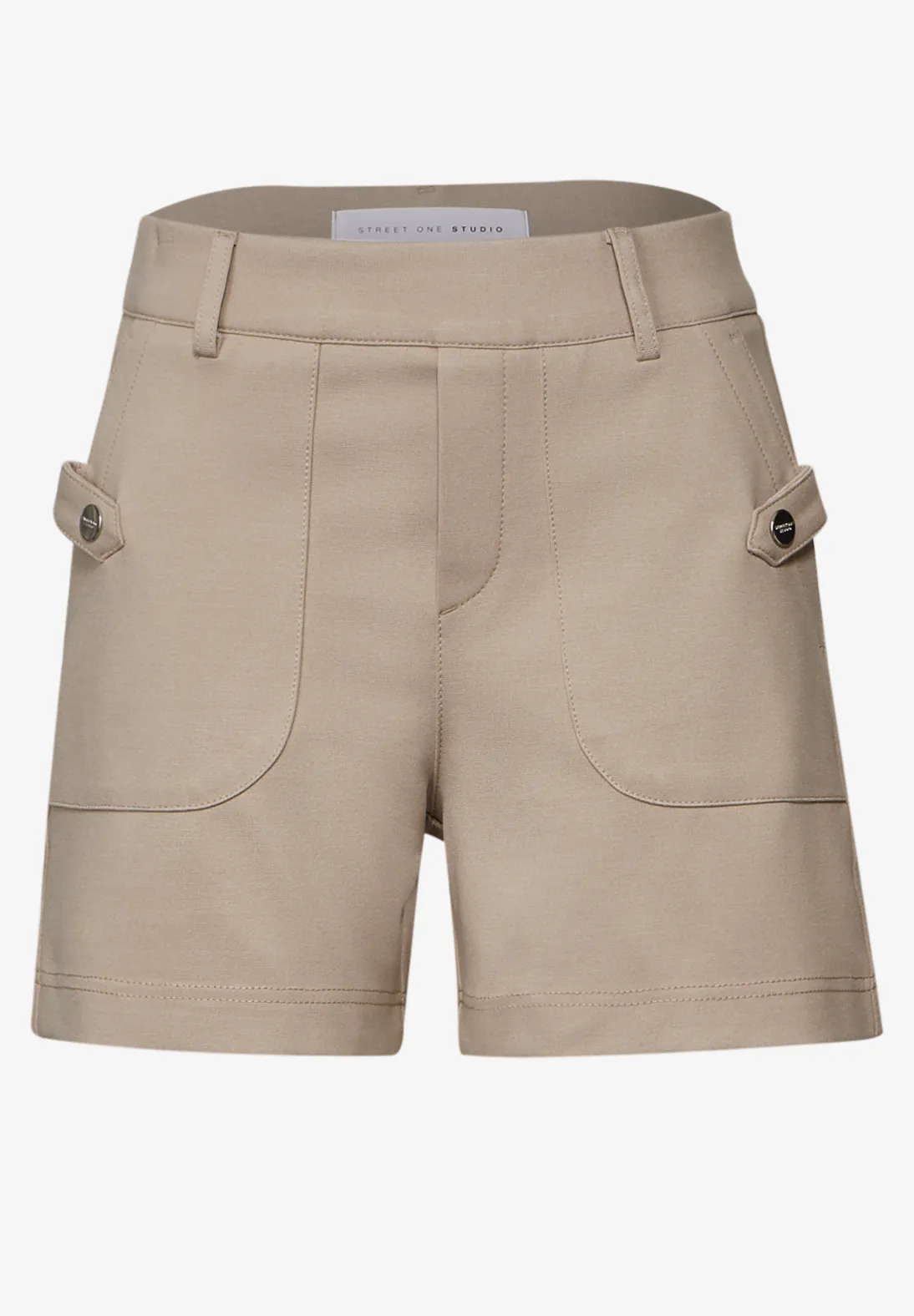 Street One Studio Loose Fit Short - Sandshell Beige