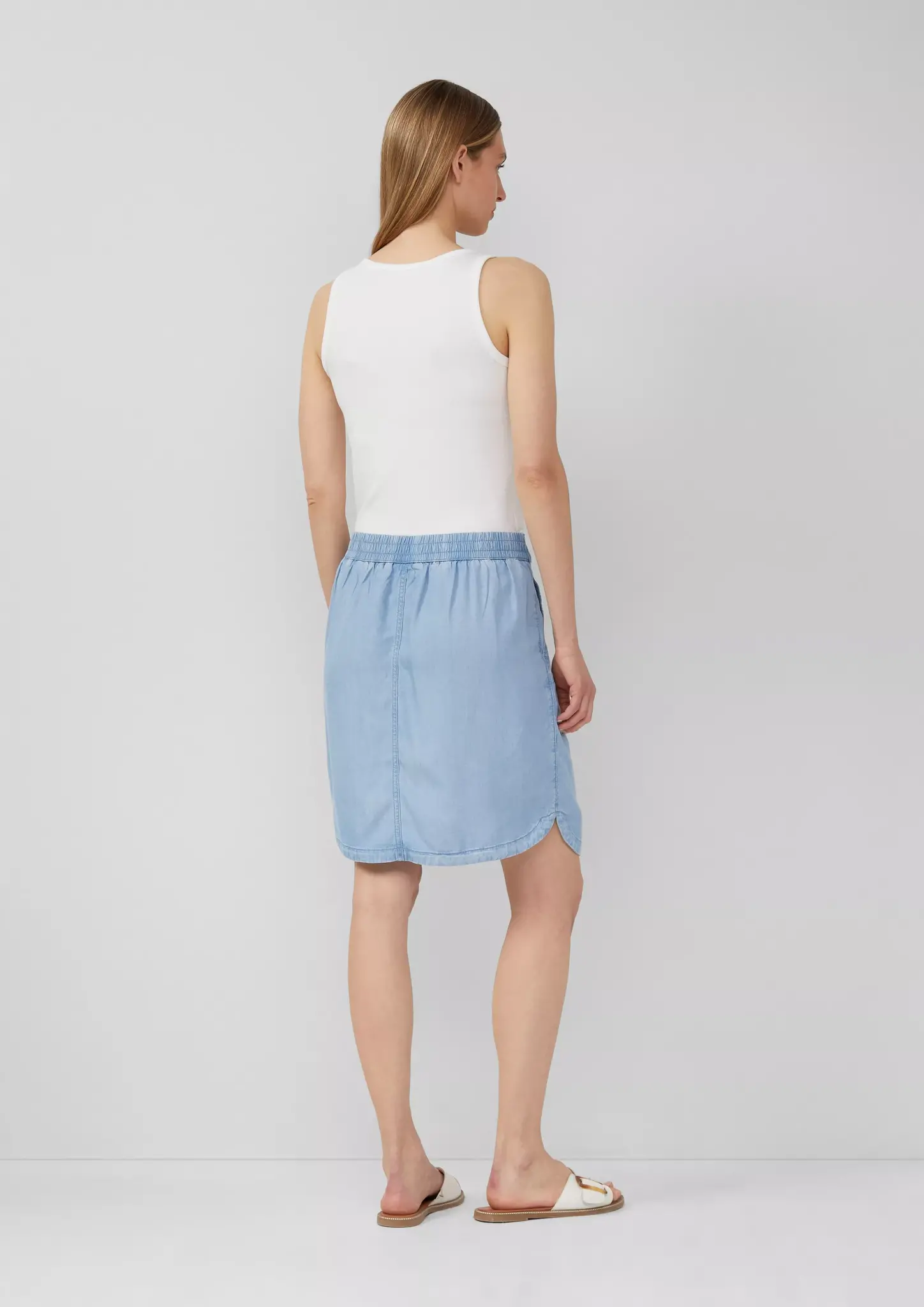S. Oliver Lyocell Rok - Blue