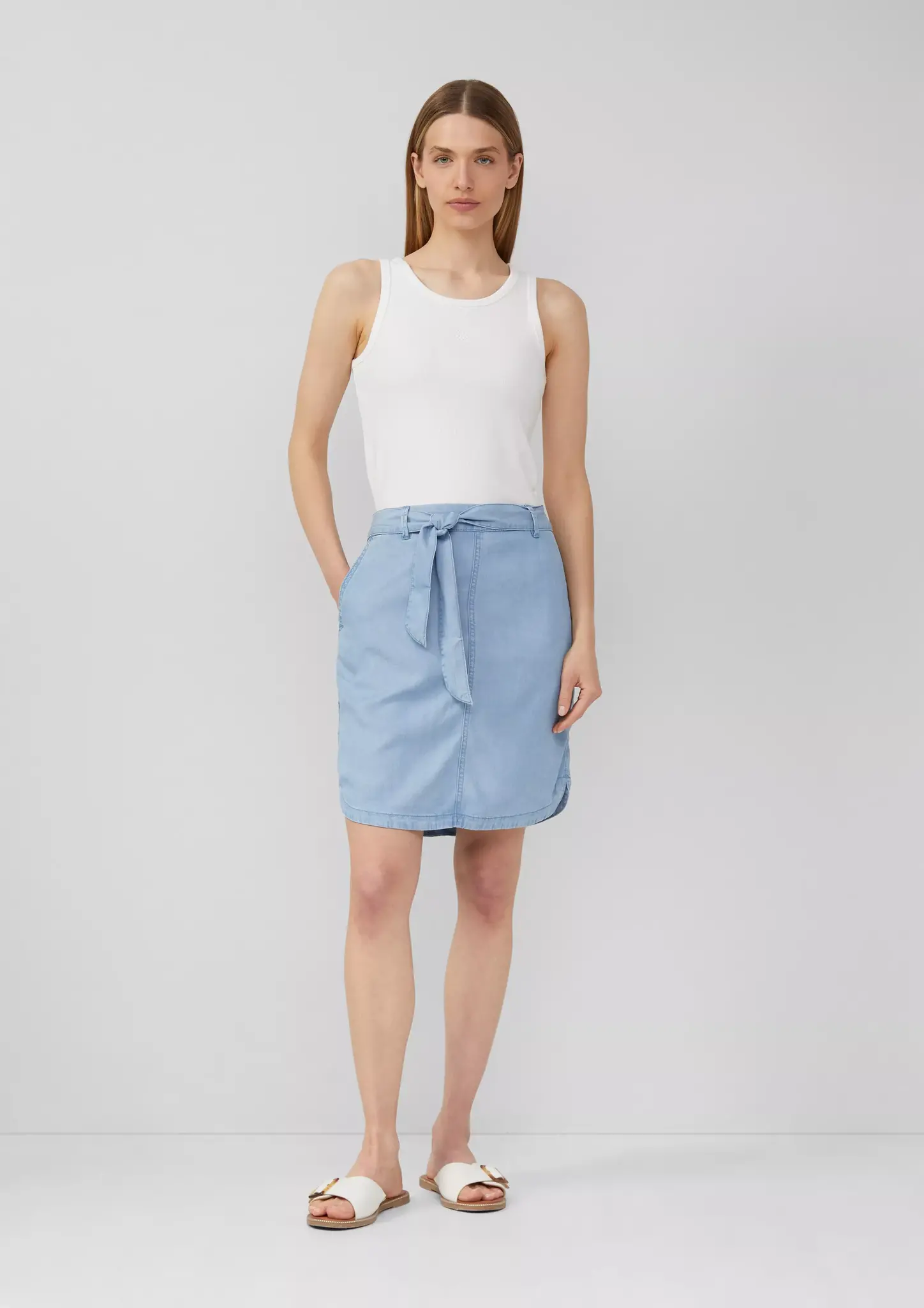 S. Oliver Lyocell Rok - Blue