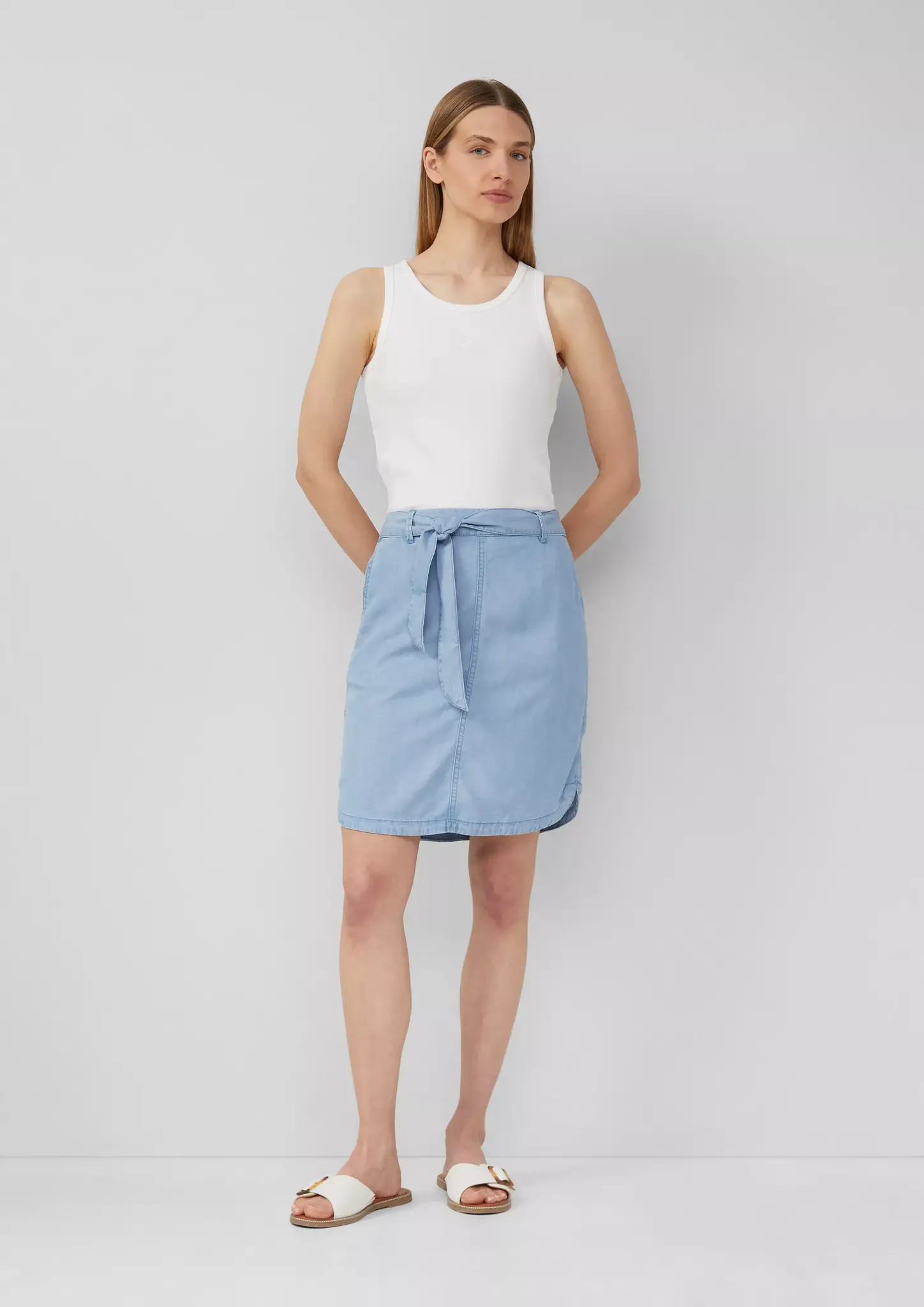 S. Oliver Lyocell Rok - Blue