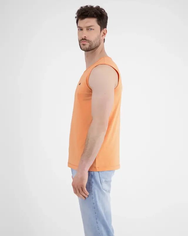 Lerros Effen Gekleurde Tanktop - Pale Papaya