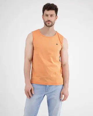Lerros Effen Gekleurde Tanktop - Pale Papaya