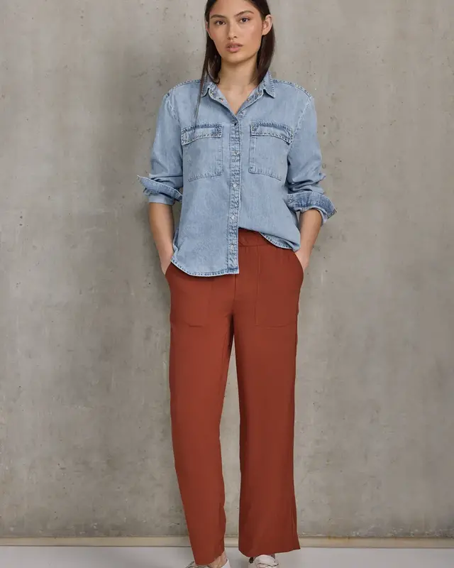 Street One Studio Bleached Denim Overhemd - Ultra Bleach Wash