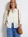 Street One Embroidery Blouse - Off White