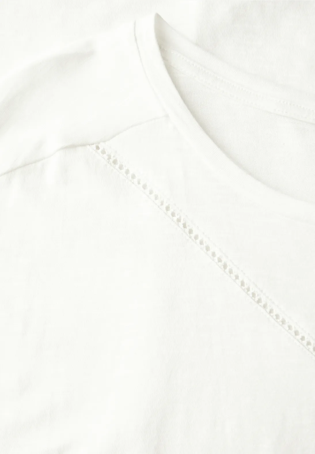 Street One Shirt mit Dekotape - Off White