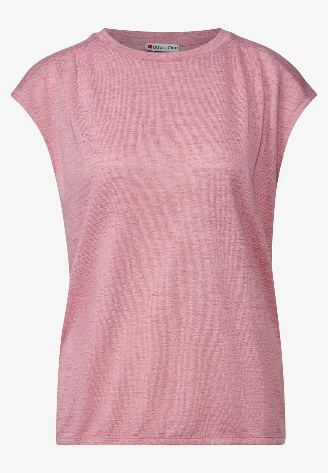 Street One Leinen-Look Shirt - Blush Peach