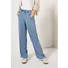 Wide Leg Hose Neele - Light Blue Used Wash