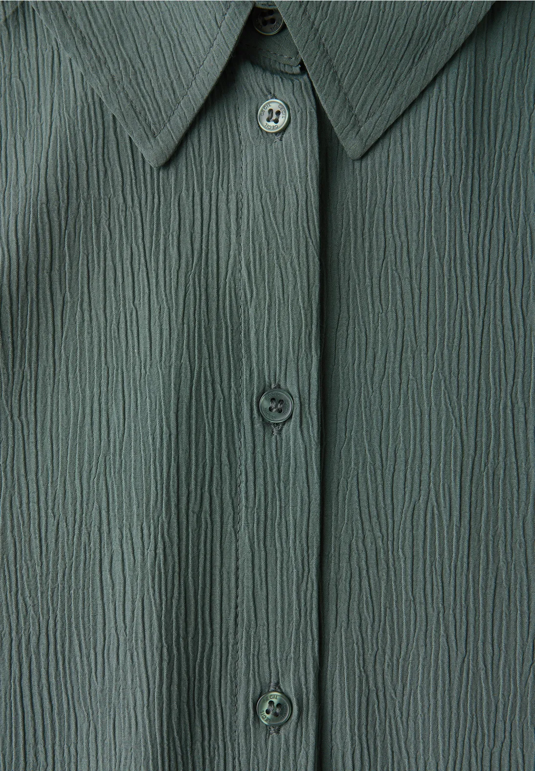 Cecil Hemdbluse mit Struktur - Dark Balmy Khaki