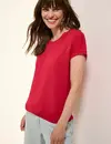 Cecil Shirt in Unifarbe - Glazed Apple Red