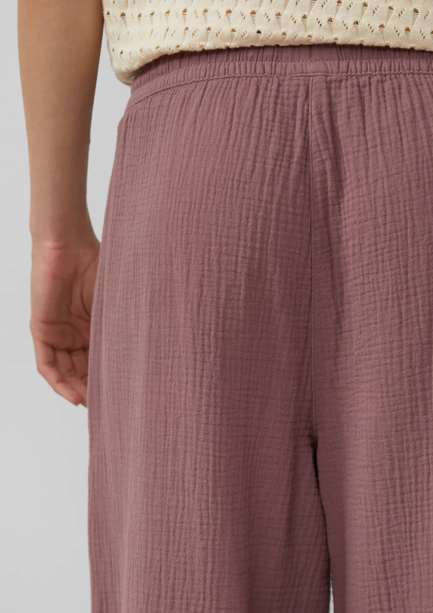 QS by S. Oliver Musselin Hose - Pink