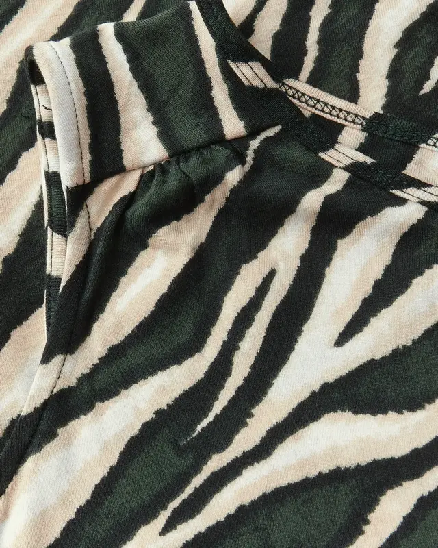 Street One Print Top - Pine Grove Green