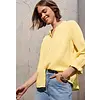 Musselin-Bluse mit Rüschen - Blend Yellow