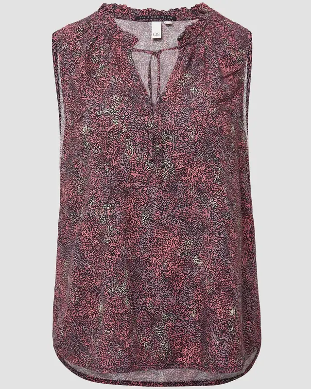 QS by S. Oliver Mouwloze Blouse - Pink