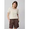 T-Shirt with Frontprint - Naturel
