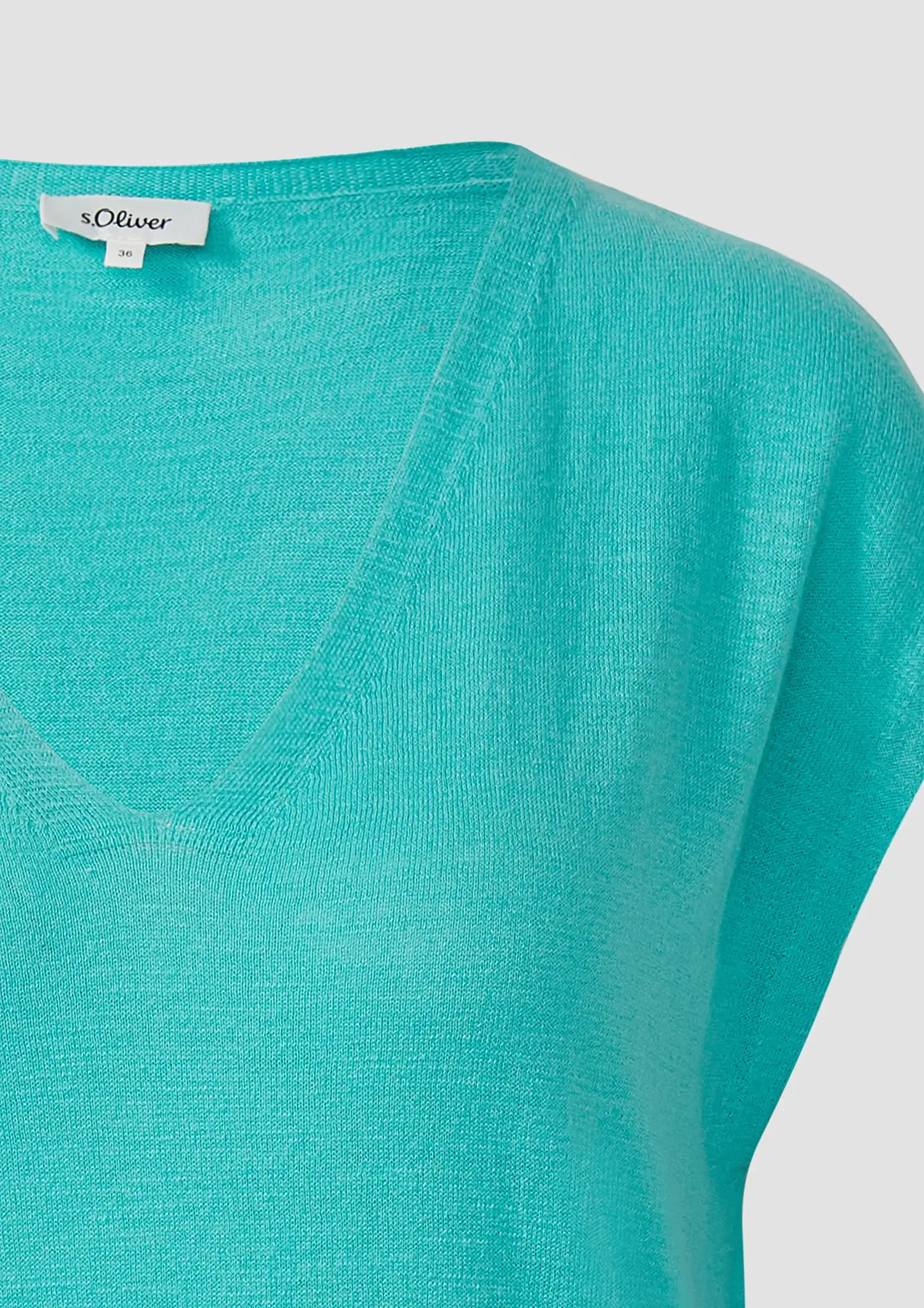 S. Oliver Spencer mit V-Neck - Aqua