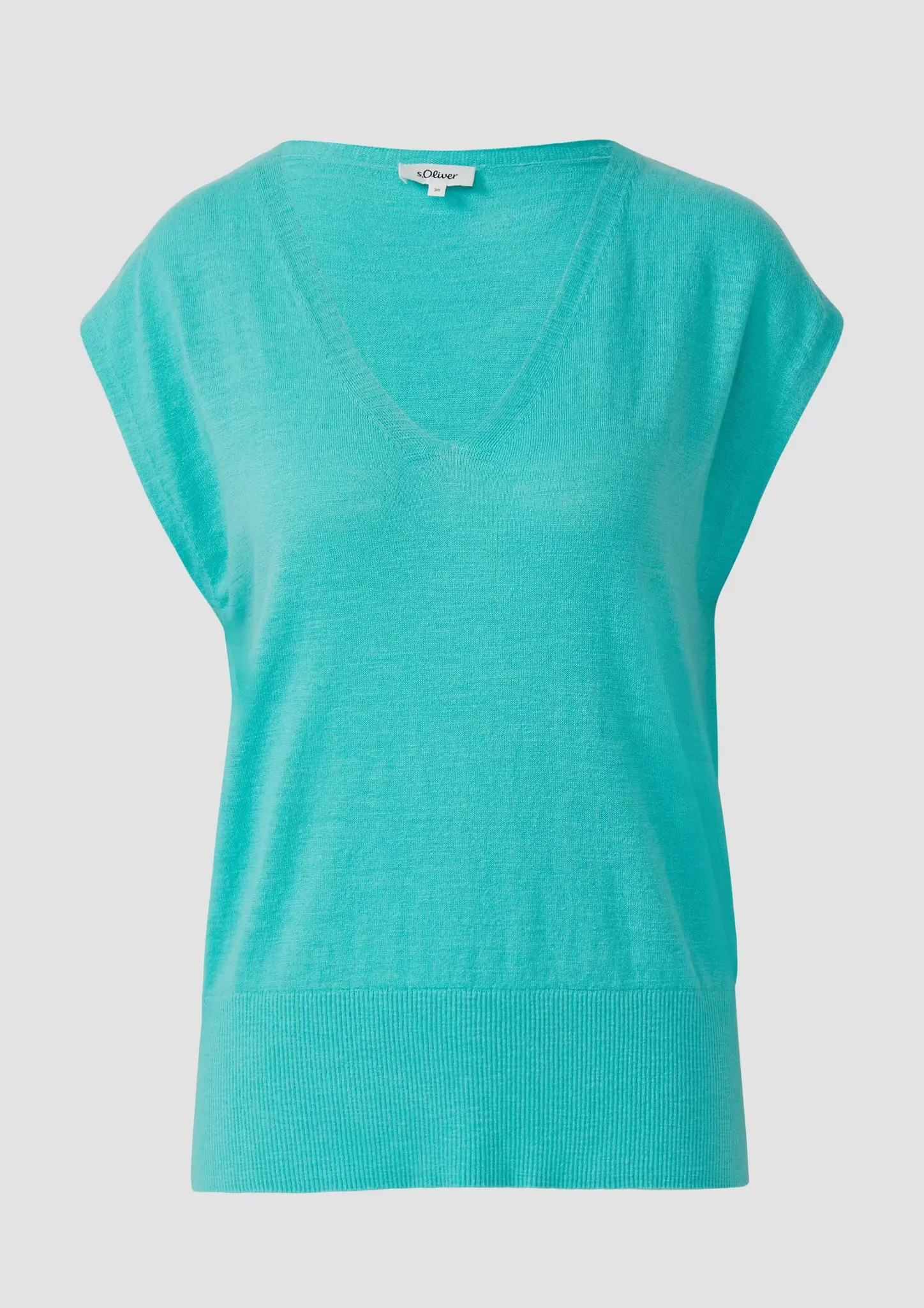 S. Oliver Spencer mit V-Neck - Aqua