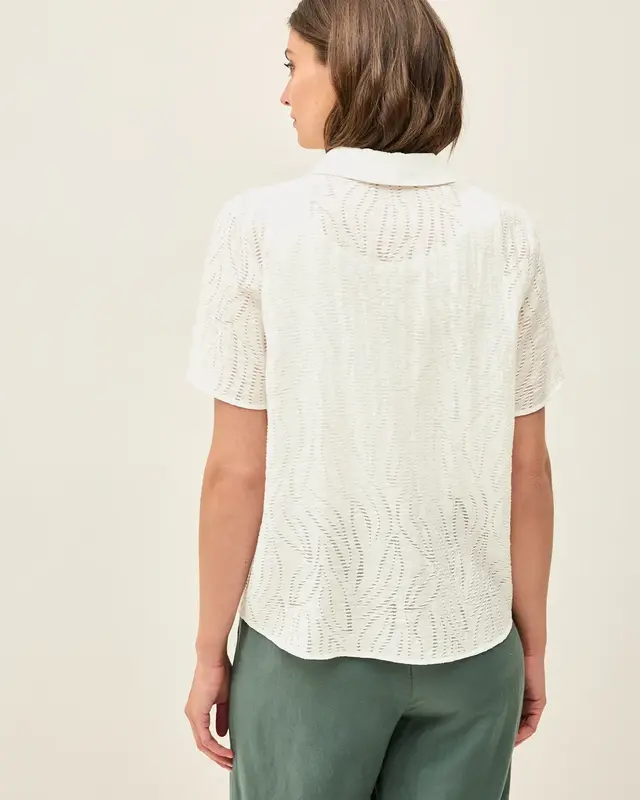 Cecil Blusenshirt mit Struktur - Vanilla White
