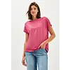 T-Shirt mit Knopfdetail - Glazed Apple Red