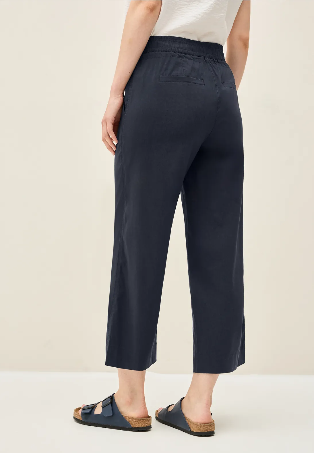 Cecil Wide Leg Pants Neele - Universal Blue
