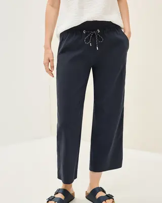 Cecil Wide Leg Pants Neele - Universal Blue