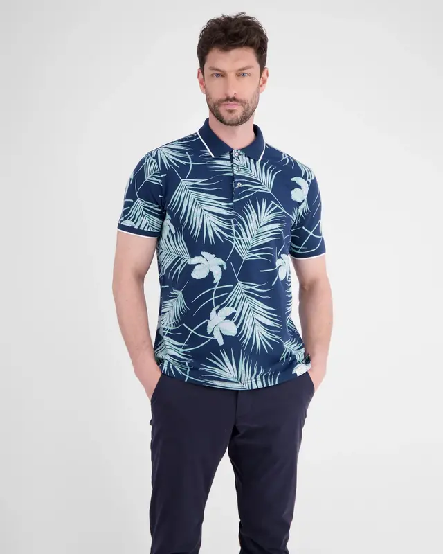 Lerros Zomers Poloshirt - Classic Navy