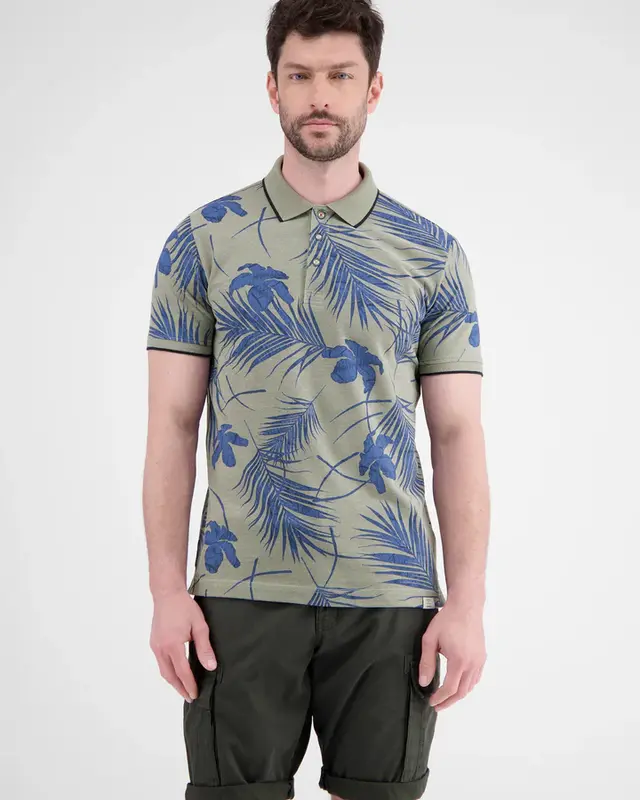 Lerros Summer Poloshirt - Tinted Grey