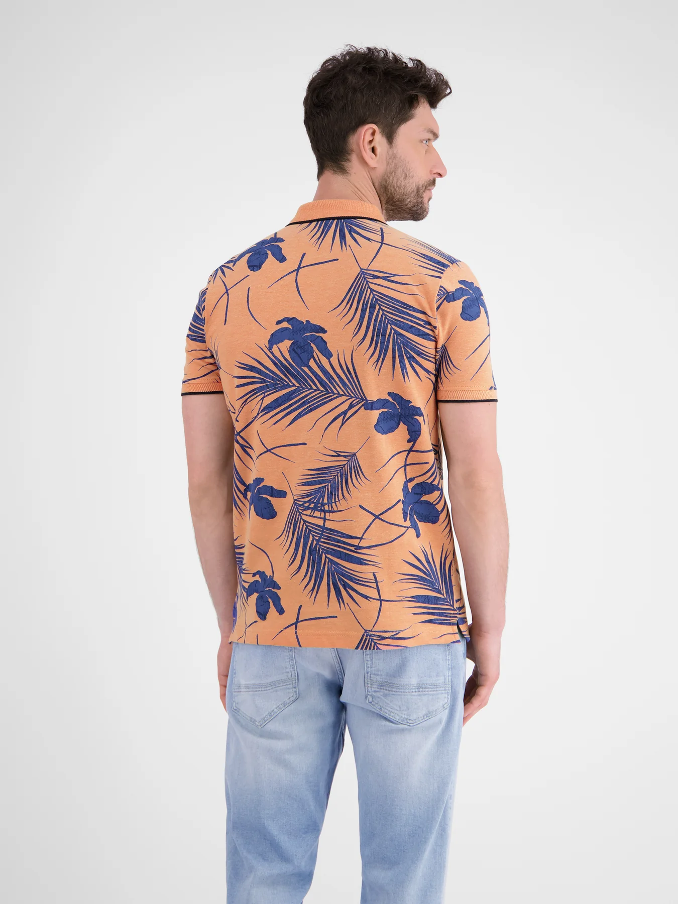 Lerros Sommer Poloshirt - Pale Papaya