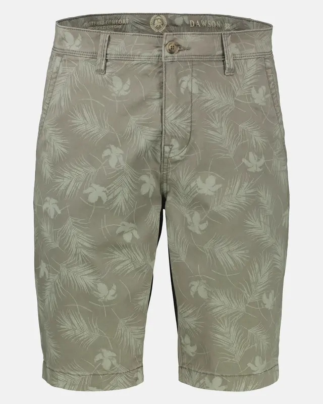 Lerros Print Bermuda - Original Olive