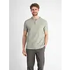 Serafino Shirt mit Strukturstreifen - Tinted Grey