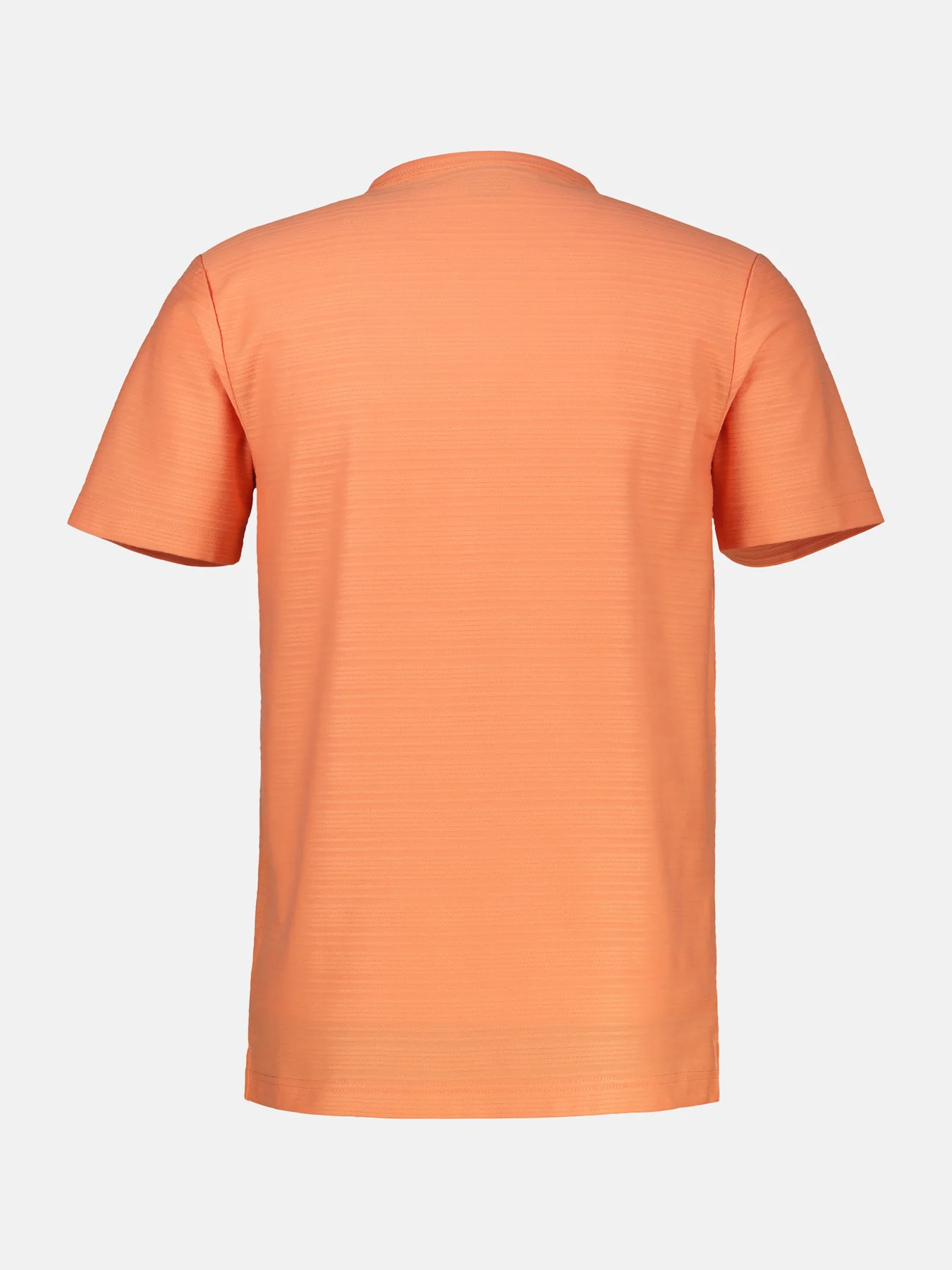 Lerros Serafino Shirt met Tonale Strepen - Pale Papaya
