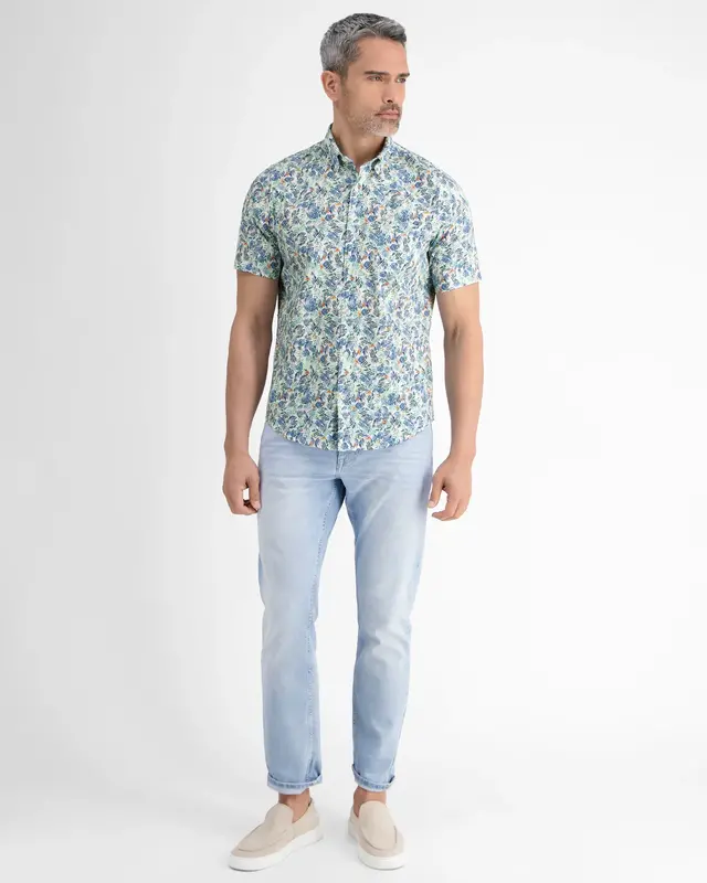 Lerros Kurzarm Shirt - White