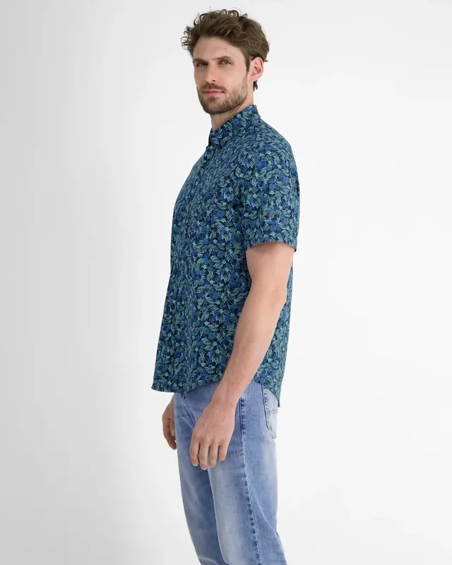 Lerros Zomer Overhemd - Classic Navy