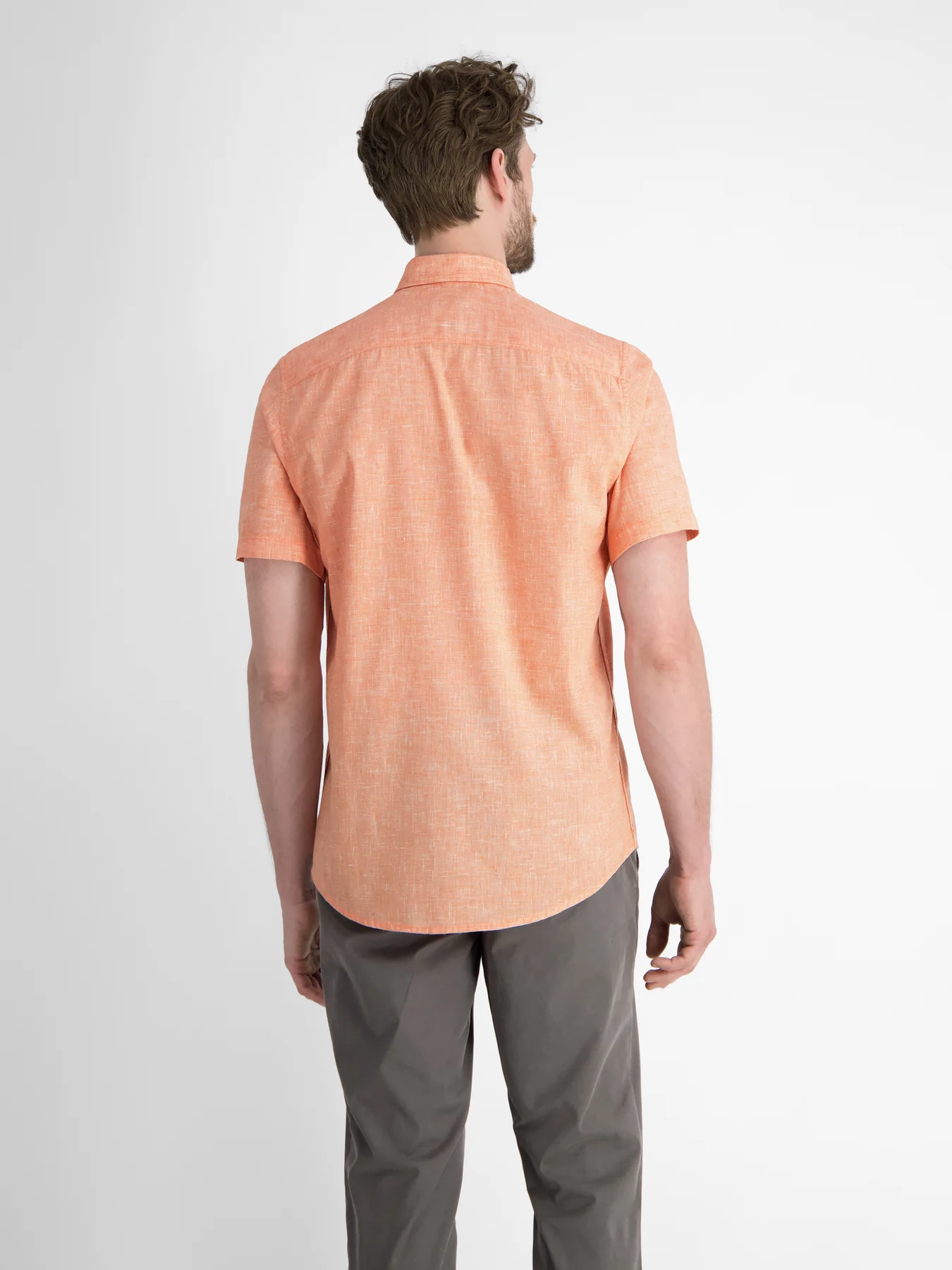 Lerros Kurzarm Shirt - Pale Papaya