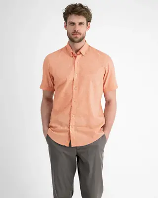 Lerros Kurzarm Shirt - Pale Papaya