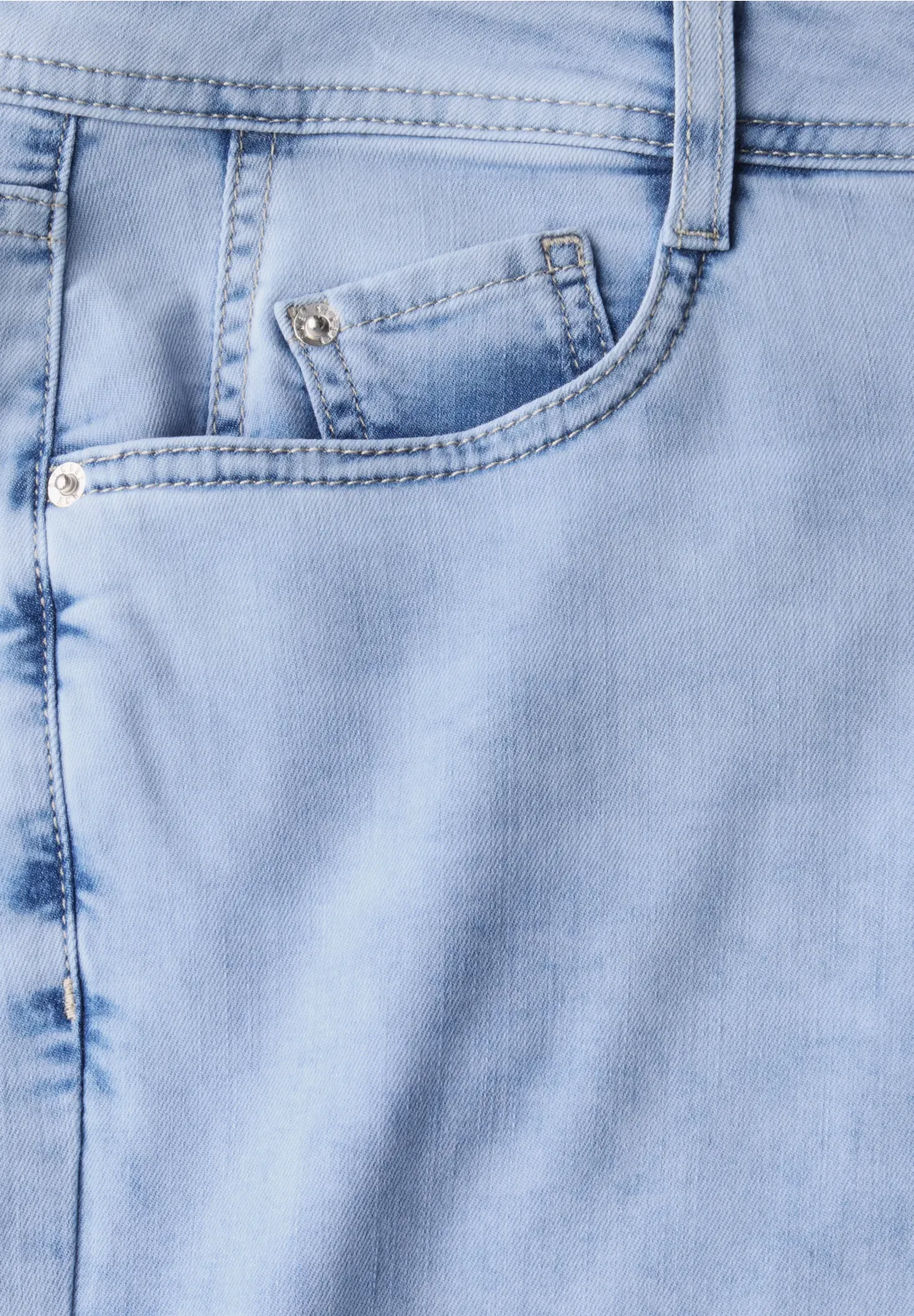 Street One Wide Leg Jeans - Ultra Bleach Wash