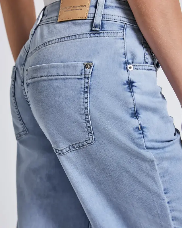 Street One Wide Leg Jeans - Ultra Bleach Wash