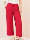 Cecil Twill Broek met Structuur Neele - Glaced Apple Red