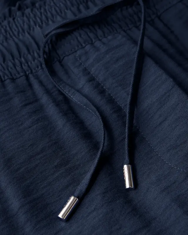 Cecil Twill Broek met Structuur Neele - Urban Navy Blue