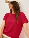 Cecil Structured Shirt - Glazed Apple Red