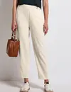 Street One Chino mit Knopfdetail - Silkstone White
