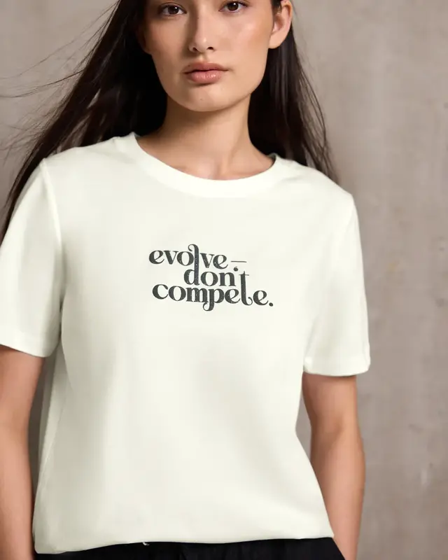 Street One Studio Basic Shirt mit Print - Off White