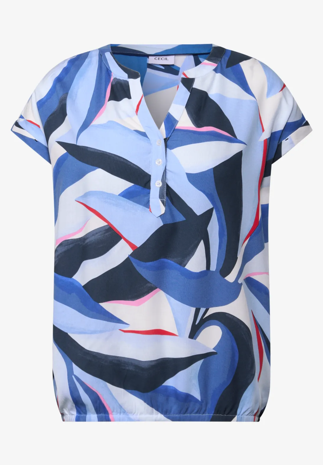 Cecil Print Bluse - Urban Navy Blue