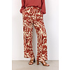 Pants Senta 2-C - Mineral Red Combi
