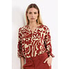 Blouse Senta 1 - Mineral Red Combi